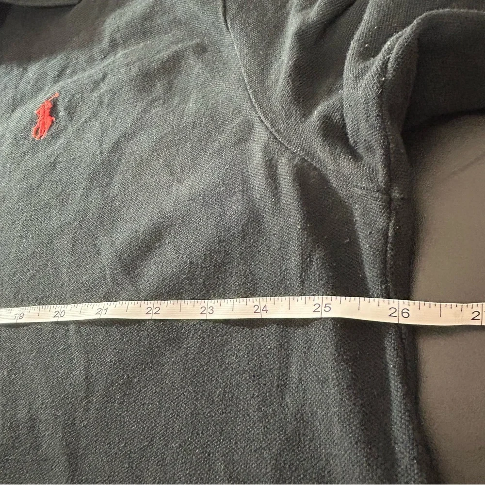 POLO Ralph Lauren Black Men's Shirt. Short Sleeve. Red Pony. Size 2XB